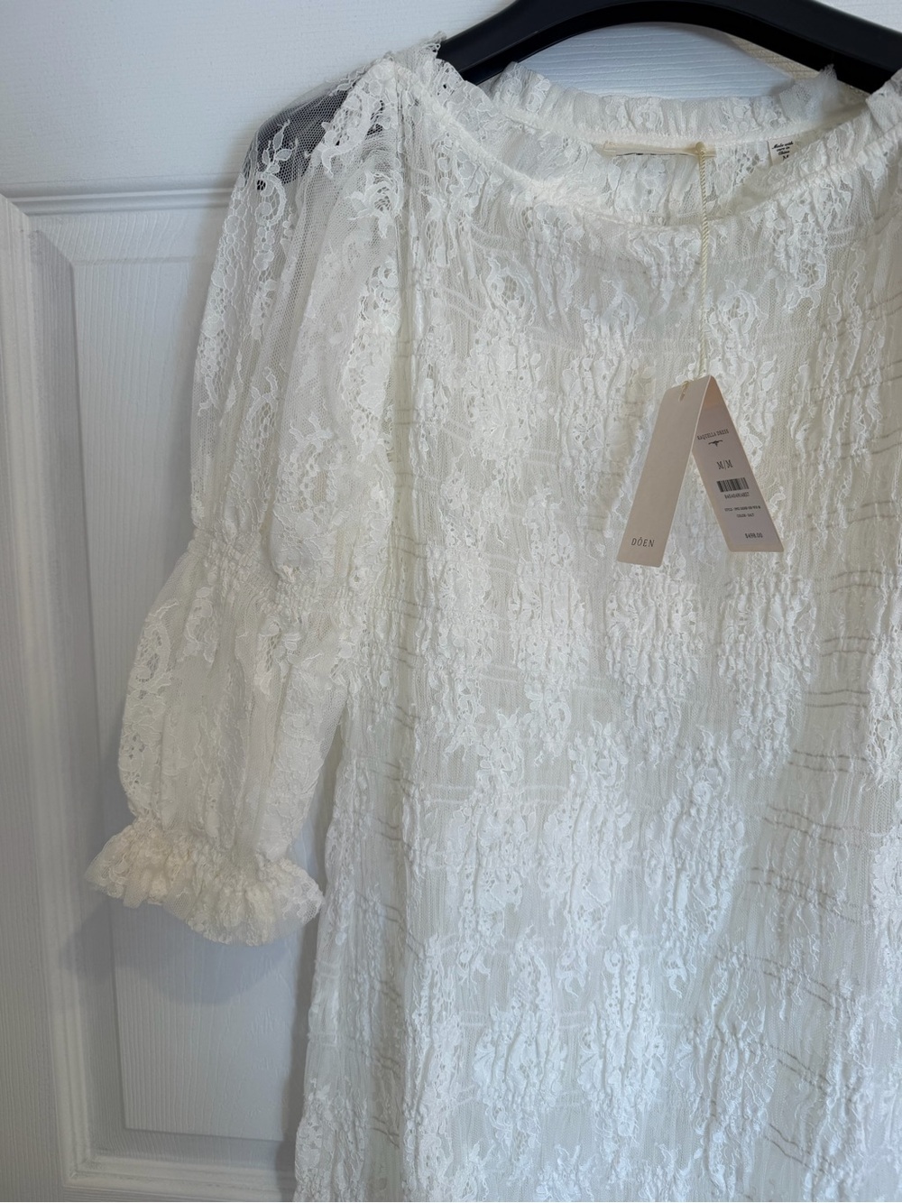 NWT Doen RAQUELLA DRESS -- SALT LACE - Picture 5 of 8